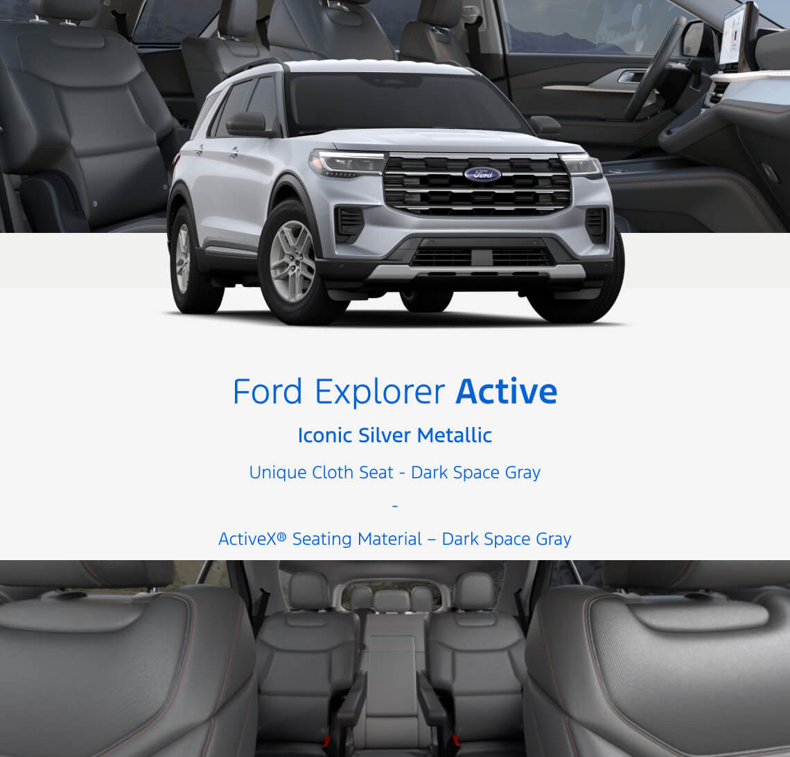 Ford Explorer Active - Iconic Silver Metallic