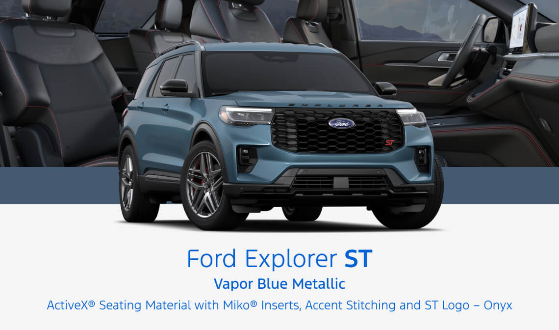 Ford Explorer ST - Vapor Blue Metallic