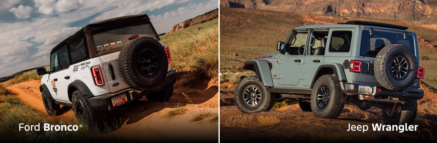 Ford Bronco vs. Jeep Wrangler Design