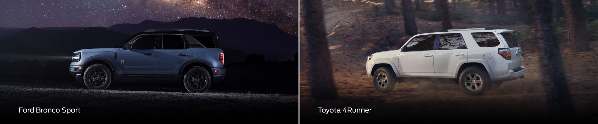 2024 Bronco Sport vs 2024 Toyota 4Runner